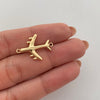 Herraje avion  Oro amarillo 18k 2,05 Gr / 16,74 Cm