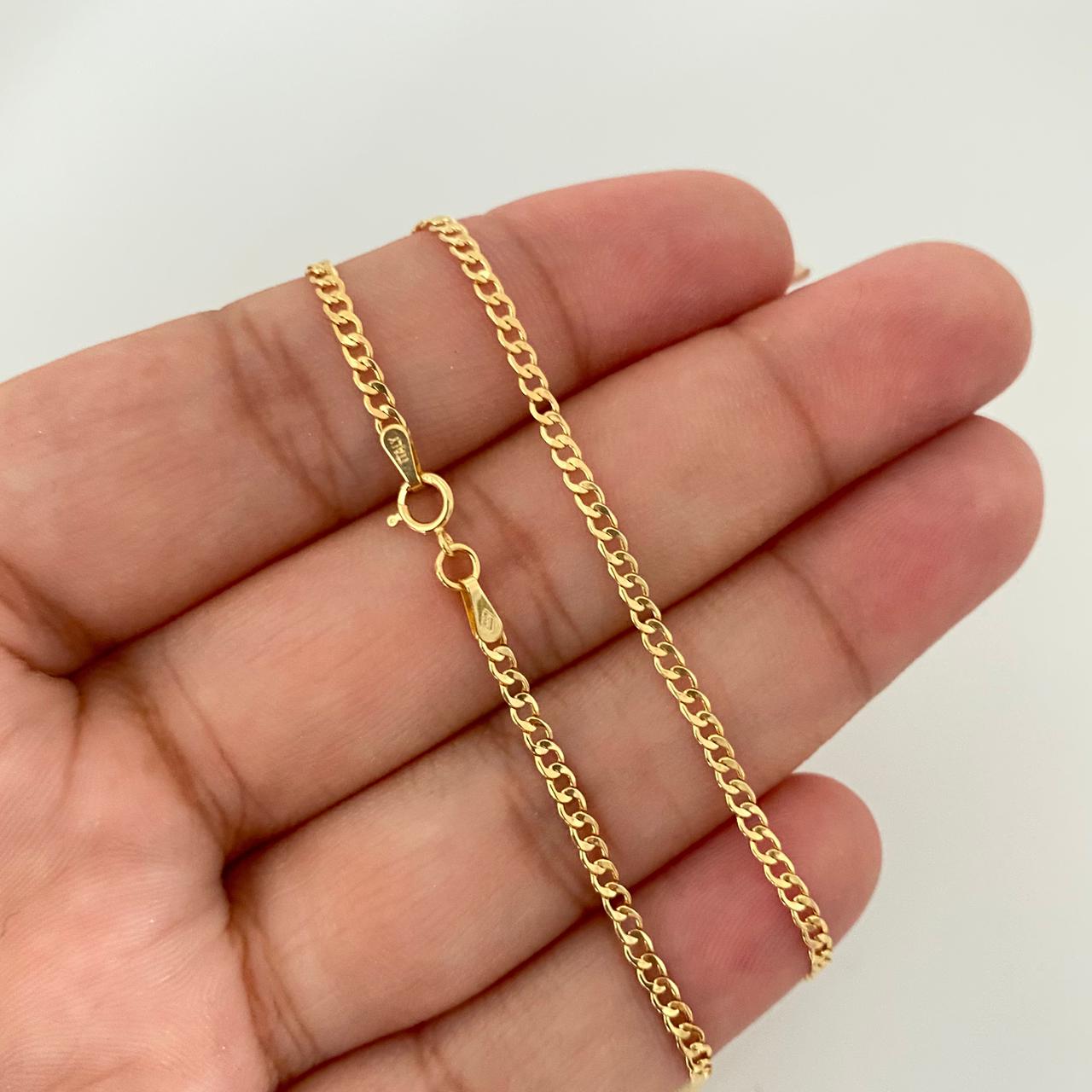 Cadena It Mini Cuabana Oro amarillo 18k 1,65 Gr / 1,4 mm / 50 Cm