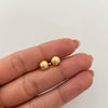 Topos Bola Diamantada 6mm Oro amarillo 18k 0,75 Gr