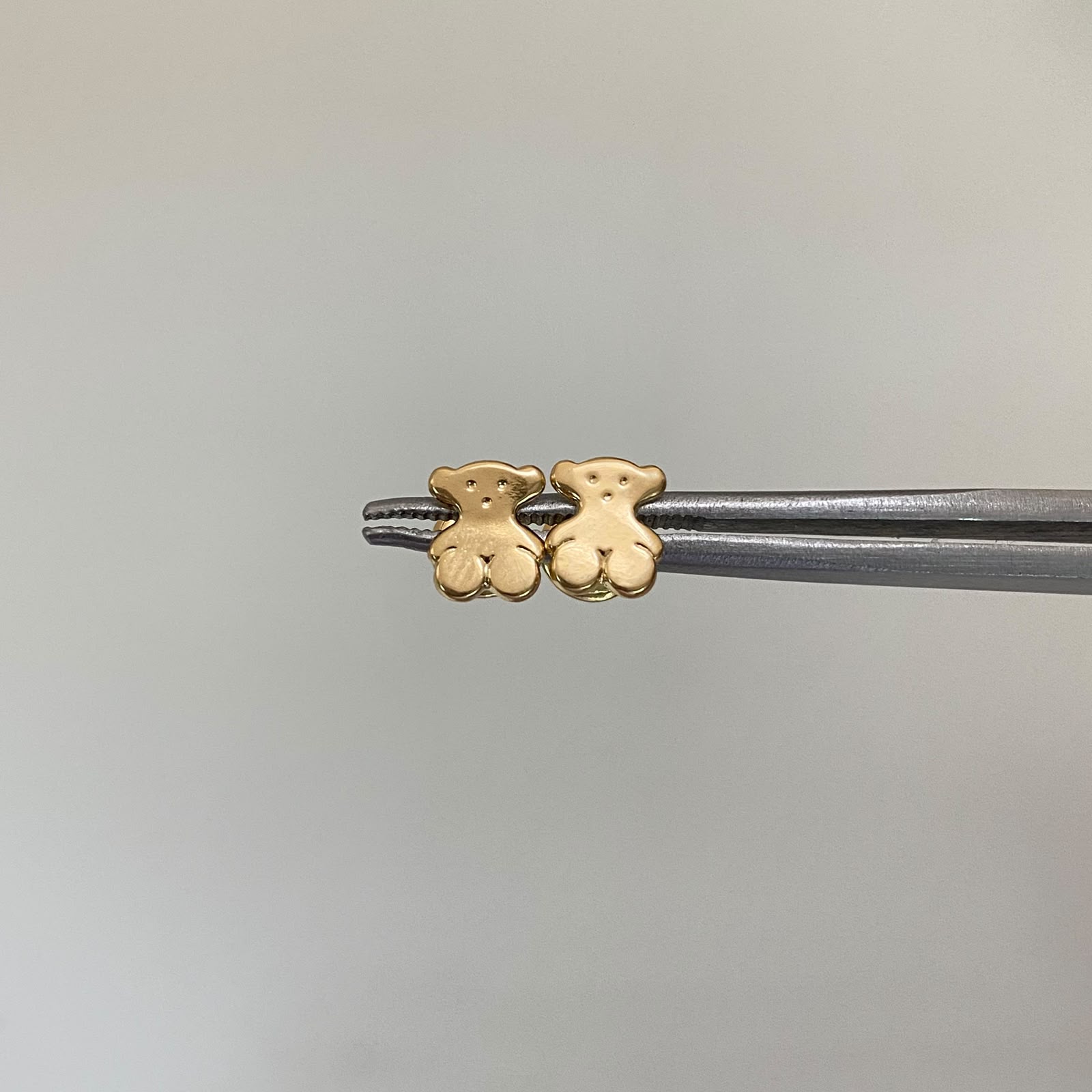 Topos figura oso ts Oro amarillo 18k 0,6 Gr / 7 mm