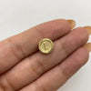 Herraje tambor letra L Oro amarillo 0,5 Gr / 1 Cm