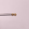 Topos Oso th multicolor Oro amarillo 18k 0,55 Gr / 3,4 mm