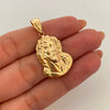 Dije Rostro Oro amarillo 18k 2,2 Gr / 17,9 mm / 3,4 Cm