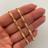 Cadena Rustica Oro amarillo 18k 5,50 Gr / 3,7 mm / 60 Cm Broche 0,40