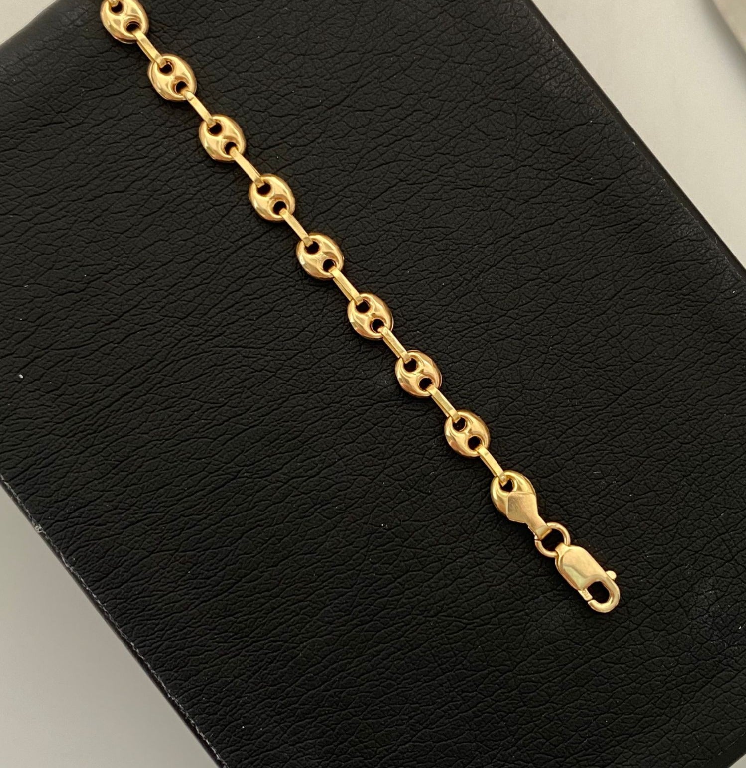 Pulso Gc Liso Oro amarillo 18k 2,80 Gr / 4,1 mm / 19,5 Cm Broche 0,40