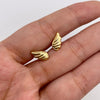 Topos Alas Oro amarillo 18k 0,7 Gr / 10,9 mm