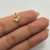 Dije Mariposita Oro amarillo 18k 0,25 Gr / 7,2 mm / 1 Cm