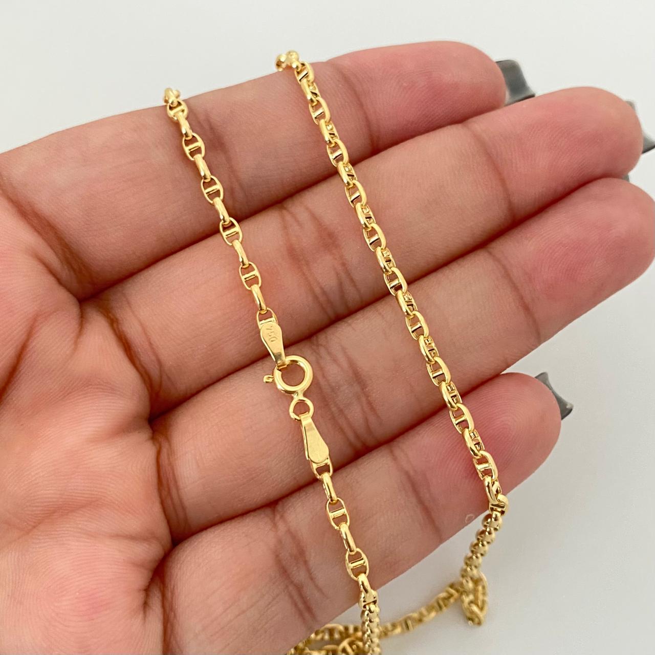 Cadena It escalera Oro amarillo 18k 4,75 Gr / 2,1 mm / 60 Cm