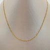 Cadena It 3x1 Oro amarillo 18k 1,55 Gr / 1,5 mm / 50 Cm