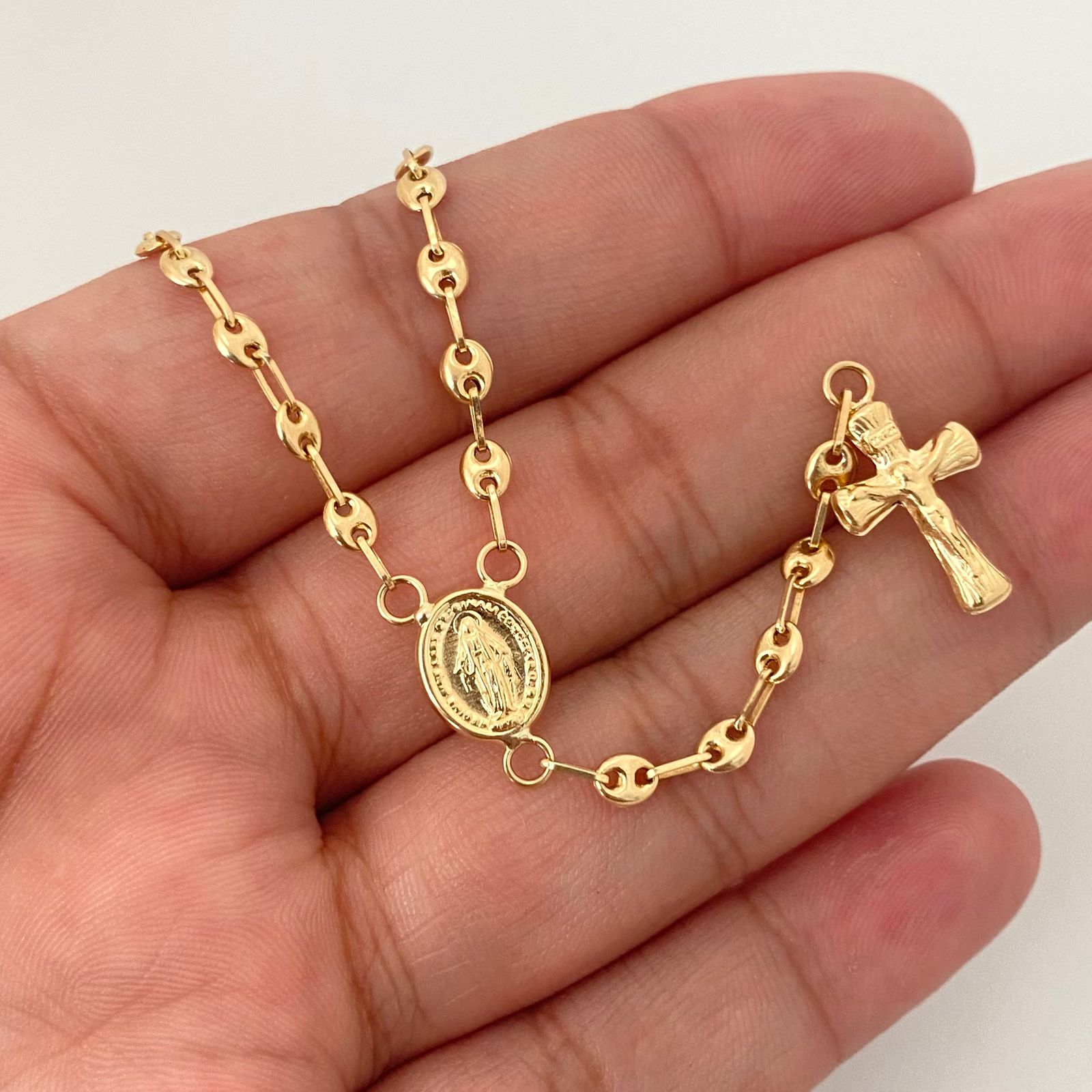 Rosario gc Oro amarillo 18k 6,65 Gr / 3,3 mm / 57 Cm Broche 0,40