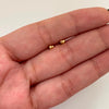 Topos mini corazon inflado Oro amarillo 18k 0,4 Gr / 2,5 mm