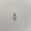 Dije Cruz Casting Oro amarillo 18k 0,85 Gr / 7,2 mm / 1,5 Cm