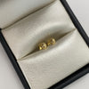 Topos media bola diamantado 4mm Oro amarillo 18k 0,45 Gr