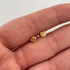 Topos Trebol diamantado Oro amarillo 18k 0,5 Gr / 4,4 mm