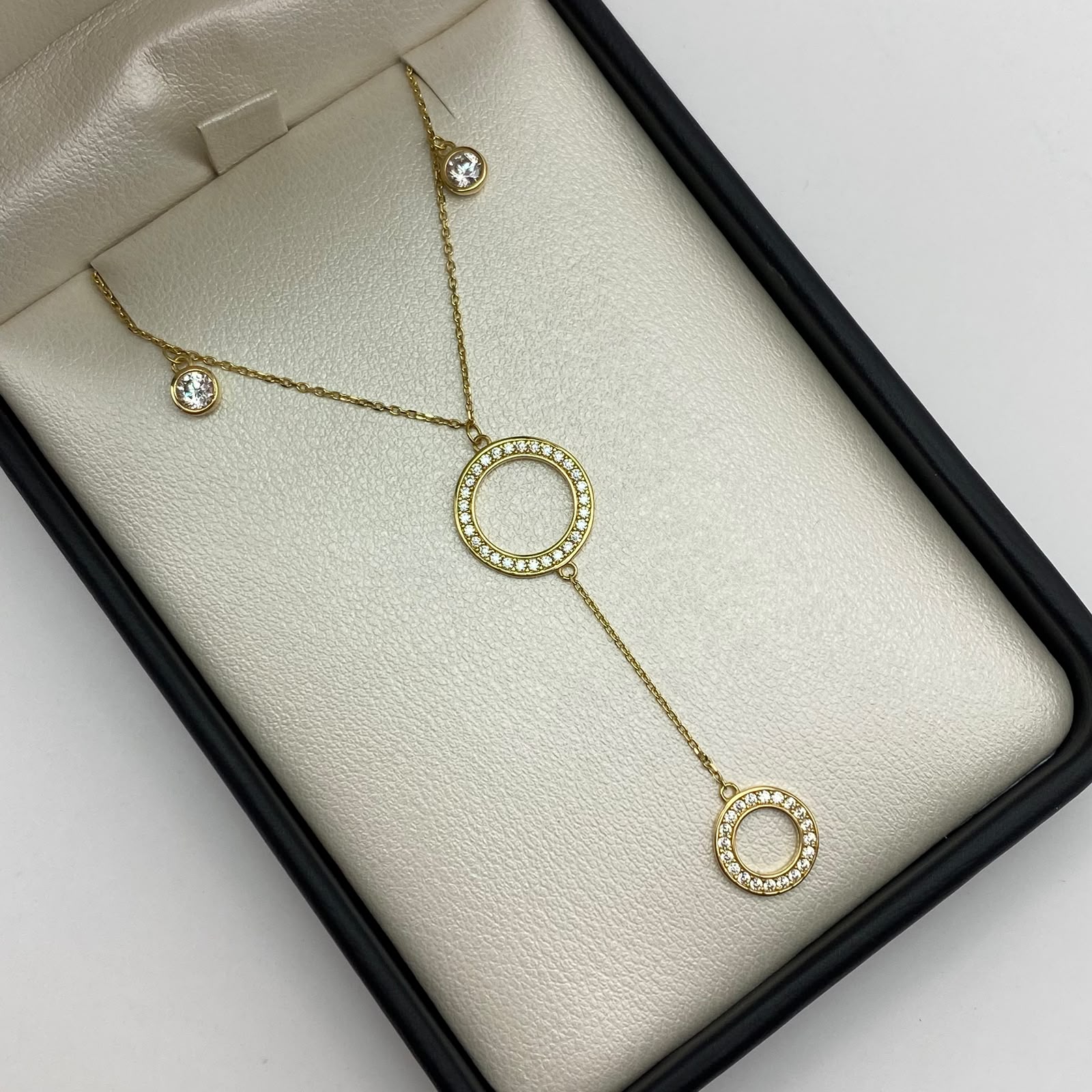 Cadena It circulos casting Oro amarillo 18k +4 / 4,25 Gr / 0,9 mm / 41 Cm
