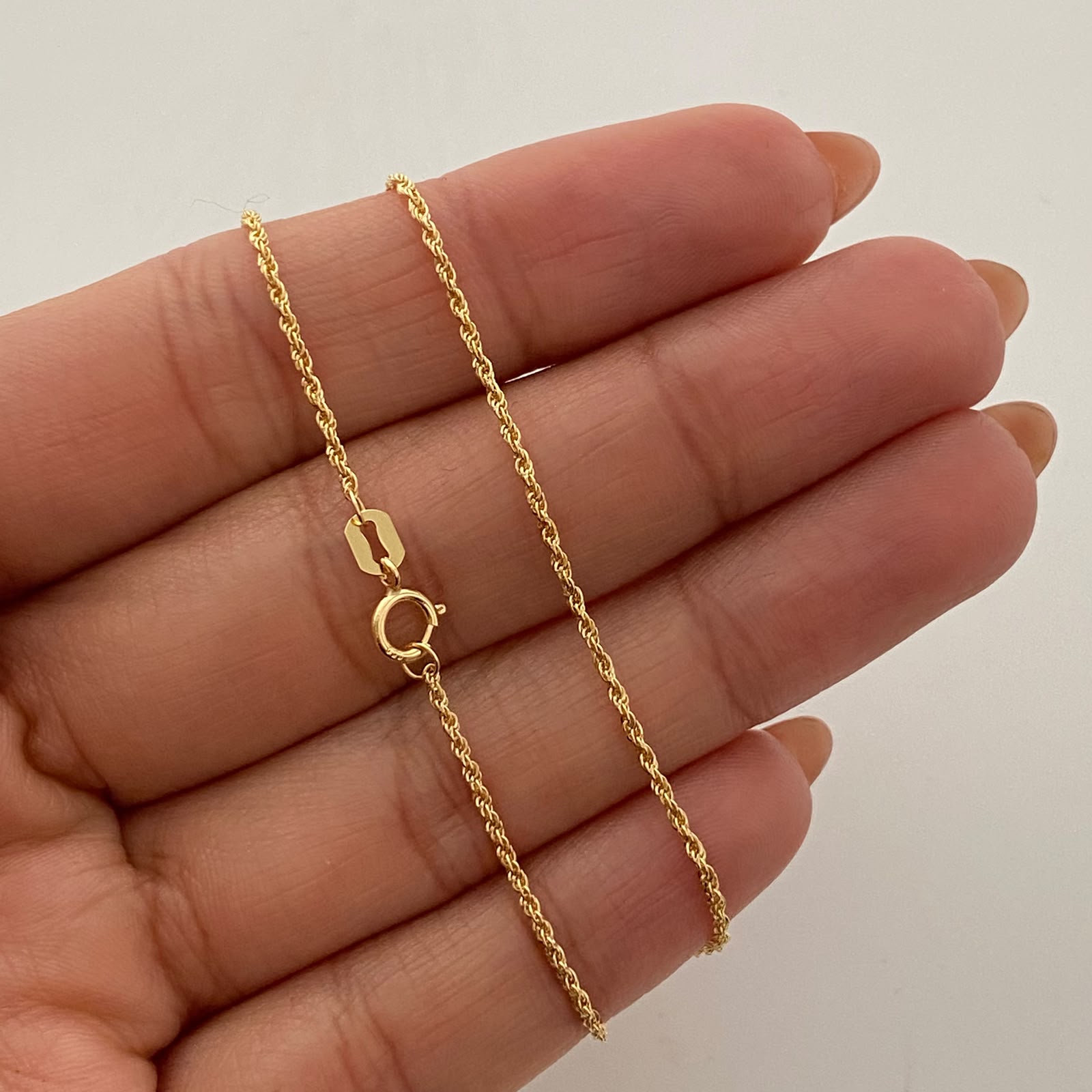 Cadena It Mini Lazo Oro amarillo 18k +1 / 1,15 Gr / 1,2 mm / 60 Cm