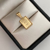Dije Placa Virgen Milagrosa Oro amarillo 18k 0,95 Gr / 10,2 mm / 2,2 Cm
