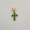 Dije Cruz Casting Oro amarillo 18k 0,95 Gr / 9,2 mm / 2,1 Cm