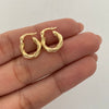 Candonga Entorchada Oro amarillo 18k 1,3 Gr / 1,3 Cm