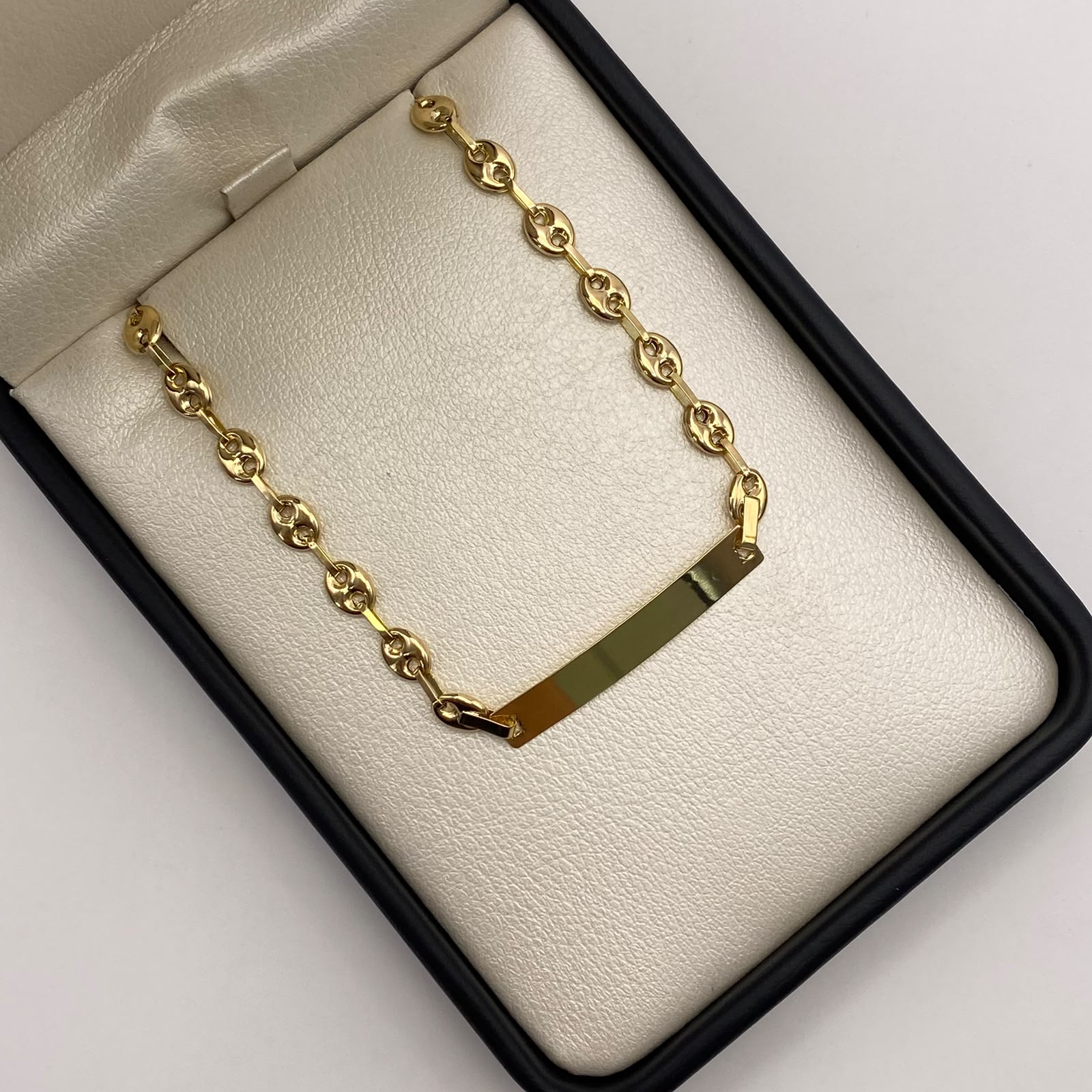 Pulso gc placa Oro amarillo 18k 3,50 Gr / 4,55 mm / 19,5 Cm Broche 0,40