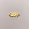 Herraje dolar Oro amarillo 18k 0,55 Gr / 2 Cm