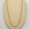 Cadena militar diamantada 3mm  Oro rosa 18k +1 / 17,40 Gr / 60 cm Broche 0,60