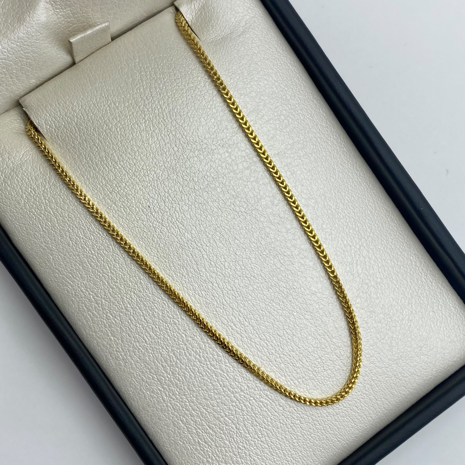 Pulso It Mini franco Oro amarillo 18k +1 / 1,55 Gr / 1,7 mm / 18,7 Cm