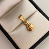 Dije Bolsa de Valores Oro amarillo 18k 0,75 Gr / 8,2 mm / 2,2 Cm