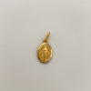 Dije It Virgen Milagrosa Oro amarillo 18k +4 / 1,5 Gr / 9,2 mm / 2 Cm