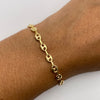 Pulso Gc liso Oro amarillo 18k 3,60 Gr / 4,5 mm / 21,6 Cm Broche 0,40