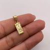 Dije Dolar Oro amarillo 18k 0,62 Gr / 6,5 mm / 2,3 Cm