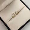Candonga Mini Imperdible Oro amarillo 18k 0,35 Gr / 0,8 Cm