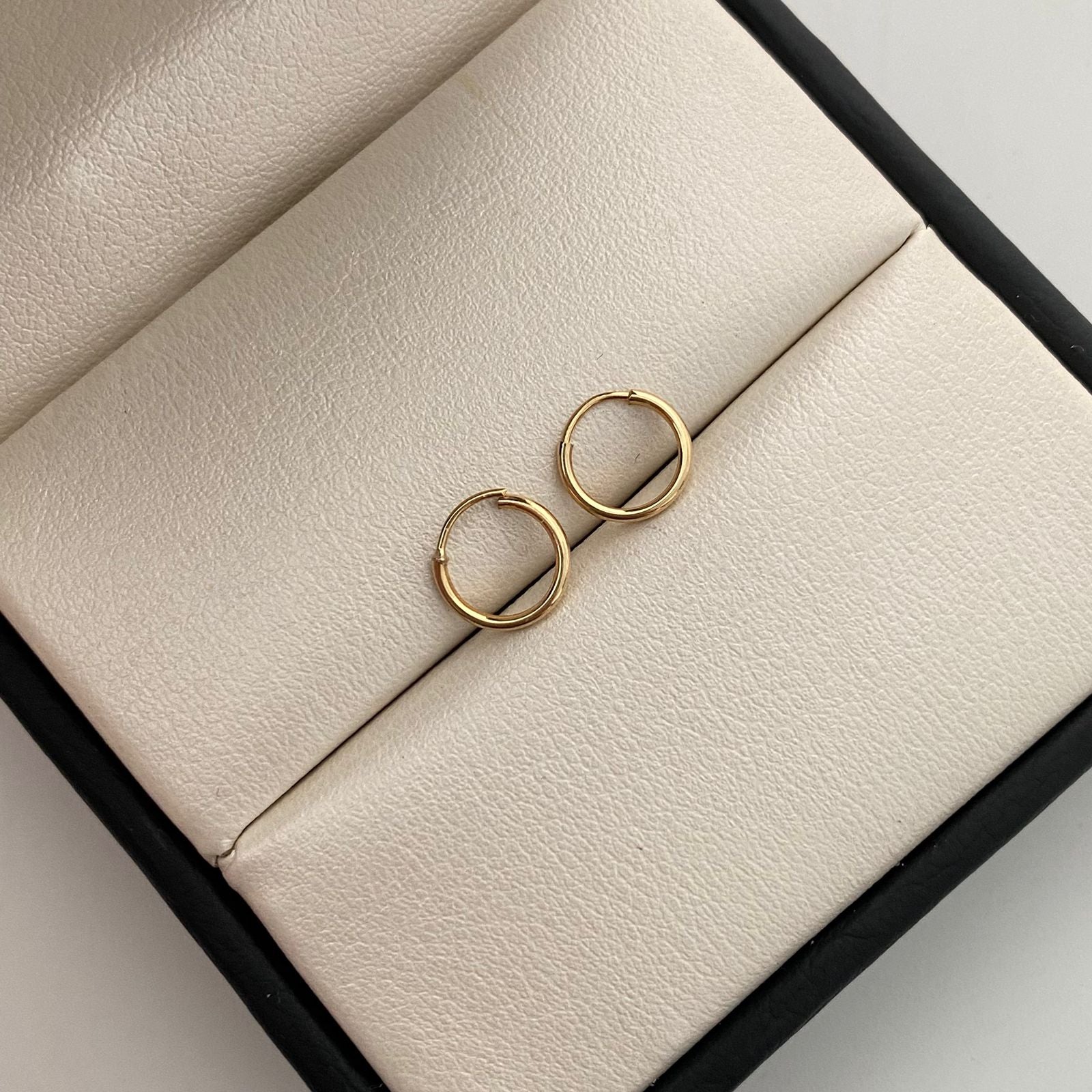 Candonga Mini Imperdible Oro amarillo 18k 0,35 Gr / 0,8 Cm