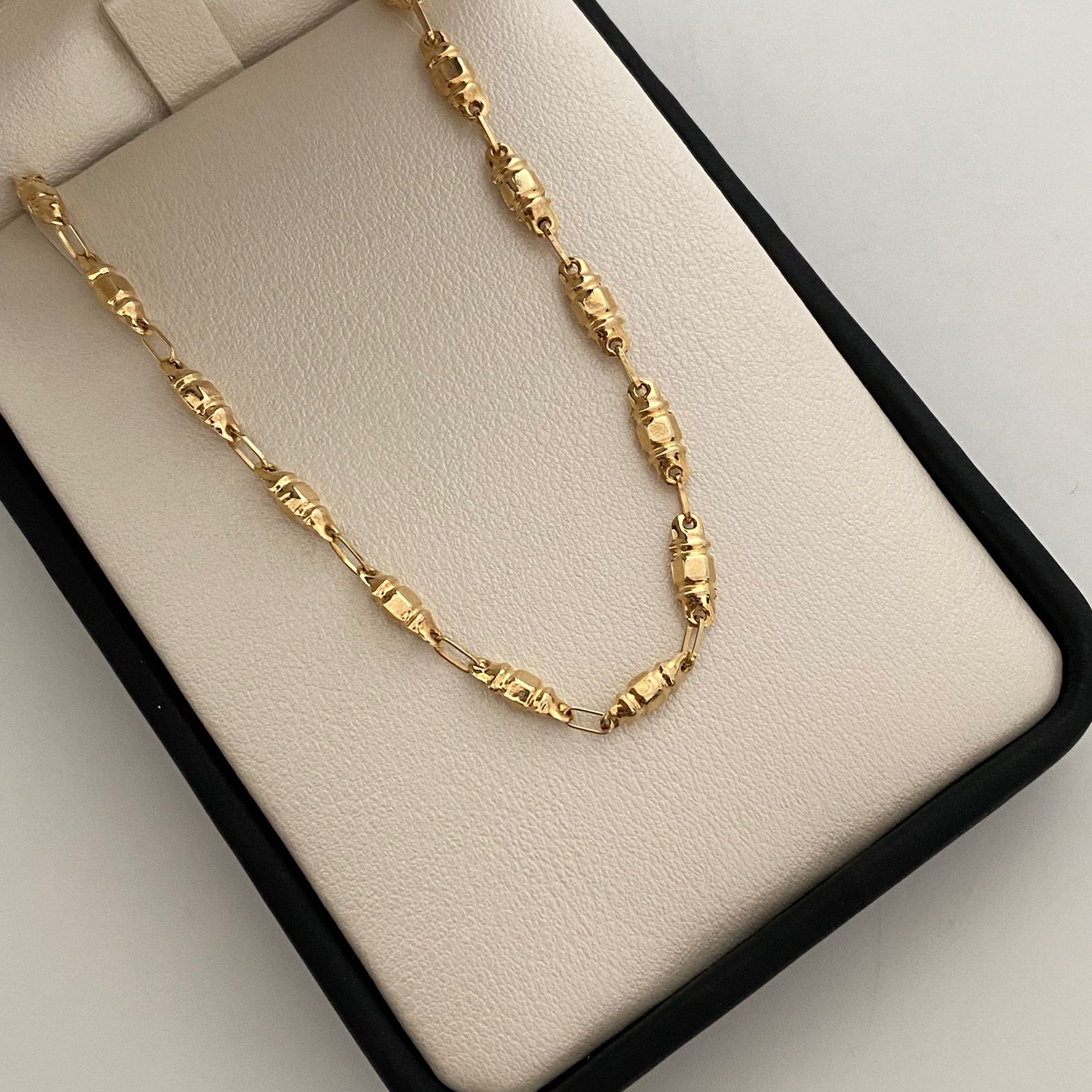 Cadena Rustica Oro amarillo 18k 6,85 Gr / 3,6 mm / 60 Cm Broche 0,60