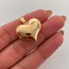 Dije It Corazon Inflado Oro amarillo 18k +6 / 2,15 Gr / 22,8 mm / 2,5 Cm