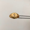 Anillo Ancla casting Oro amarillo y Oro blanco 18k / Talla 10 1/4 / 5,1 Gr / 2,9 mm