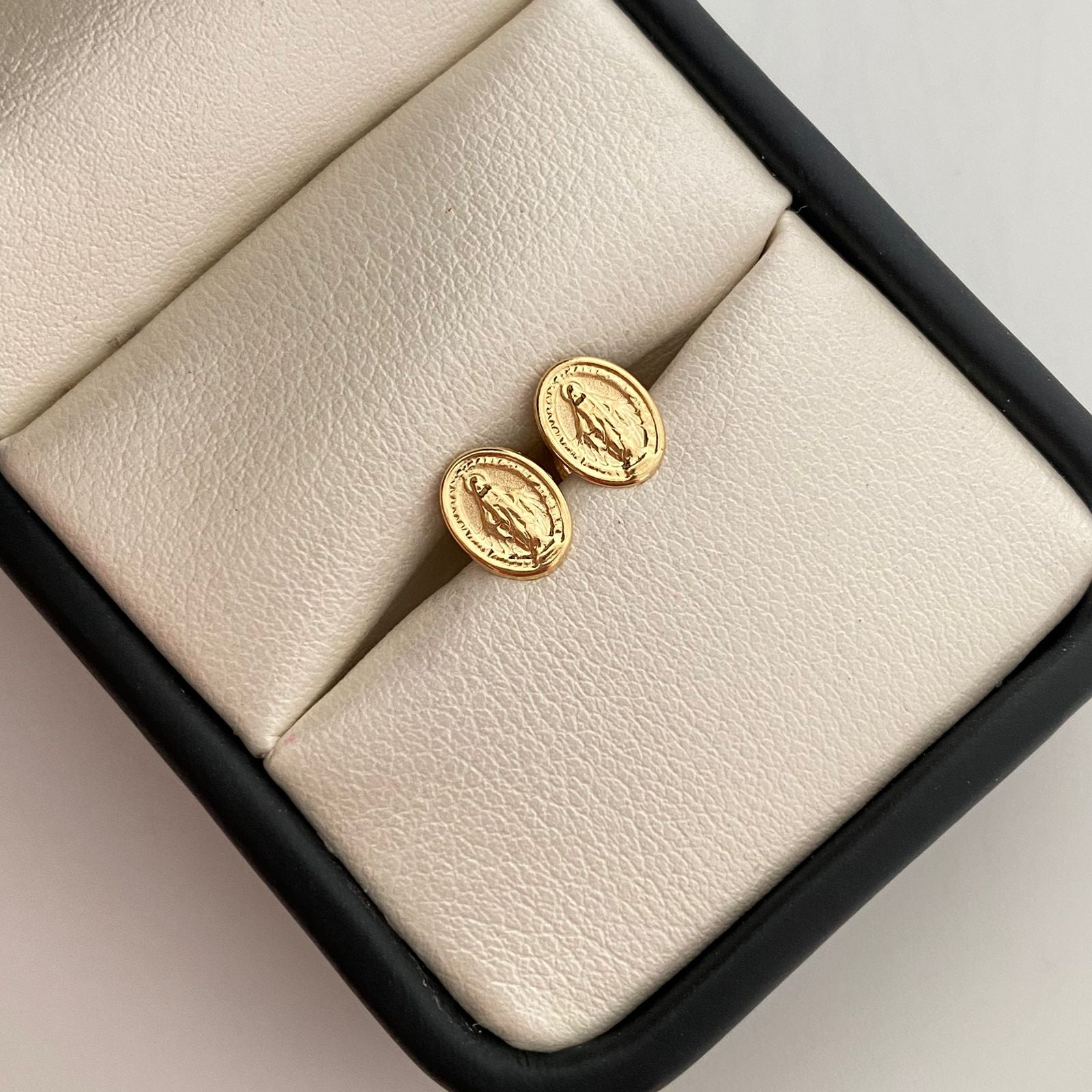 Topos Virgen Milagrosa Oro amarillo 18k 0,65 Gr / 6,3 mm