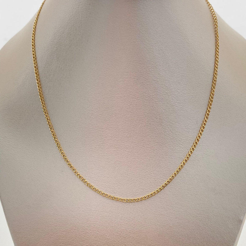 Cadena It Cubana  Oro amarillo 18k 2,7 Gr / 1,8 mm / 60 Cm