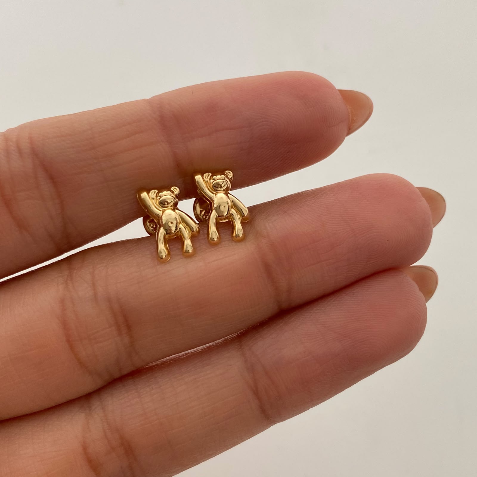 Topos Osos Mano Alzada Oro amarillo 18k 0,75 Gr / 6,5 mm