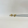 Topos rayo Oro amarillo 18k 0,45 Gr / 3,4 mm