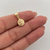 Dije San benito Oro amarillo 18k 0,45 Gr / 8,3 mm / 1,5 Cm