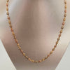 Cadena Gc Liso Tres oros 18k 7,95 Gr / 4,1 mm / 60 Cm Broche 0,30
