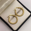 Candonga Mate diamantada Oro amarillo 18k 3,03 Gr / 2,5 Cm