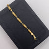 Pulso Rustica Oro amarillo 18k 4,20 Gr / 4,4 mm / 18,7 Cm Broche 0,40