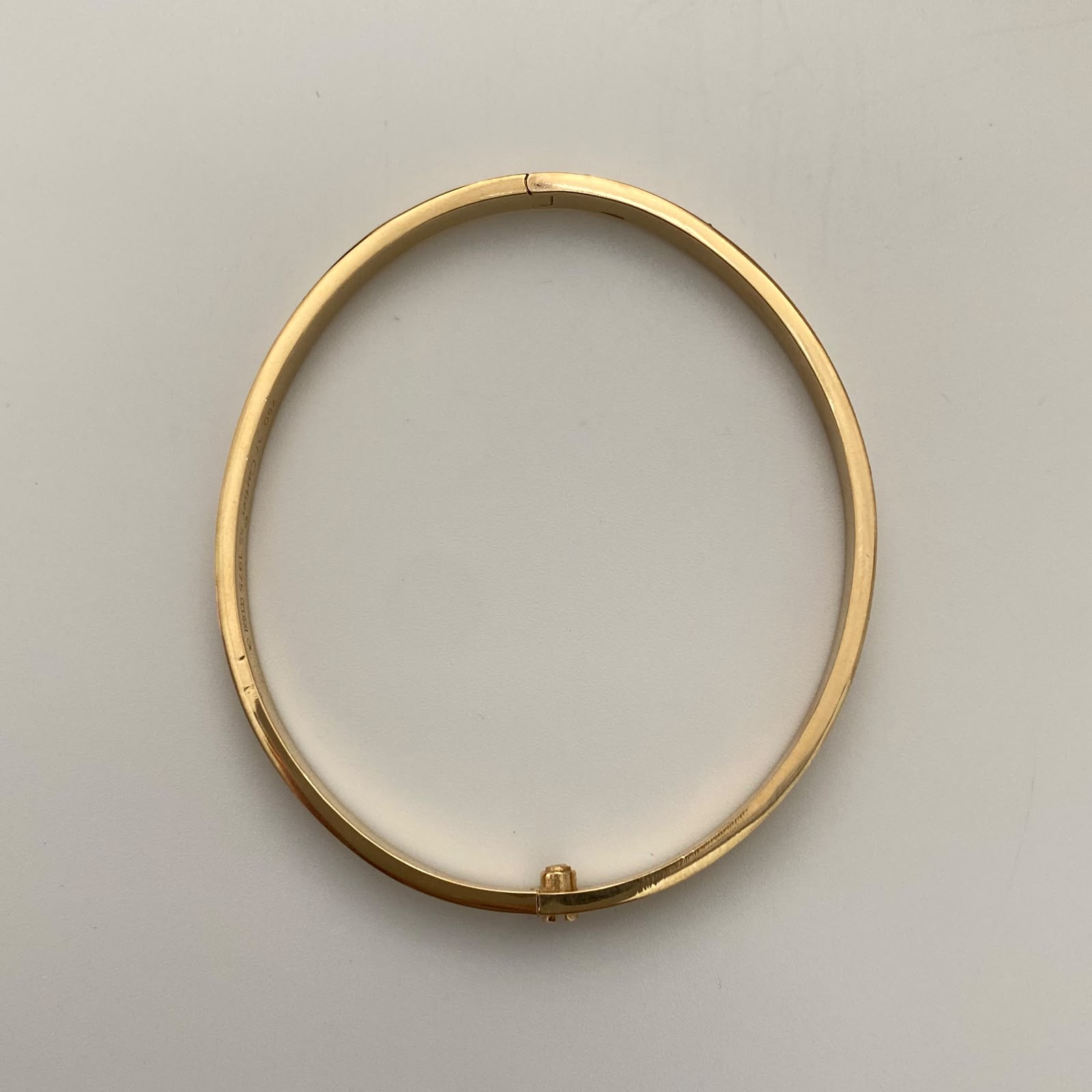 Aro It Sello Oro amarillo 18k +4 / 4,55 Gr / 4,1 mm / 18,5 Cm