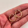 Candonga Entorchada Oro amarillo 18k 1,35 Gr / 2 Cm