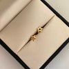 Topos Estrella Silueta Oro amarillo 18k 0,6 Gr / 7 mm