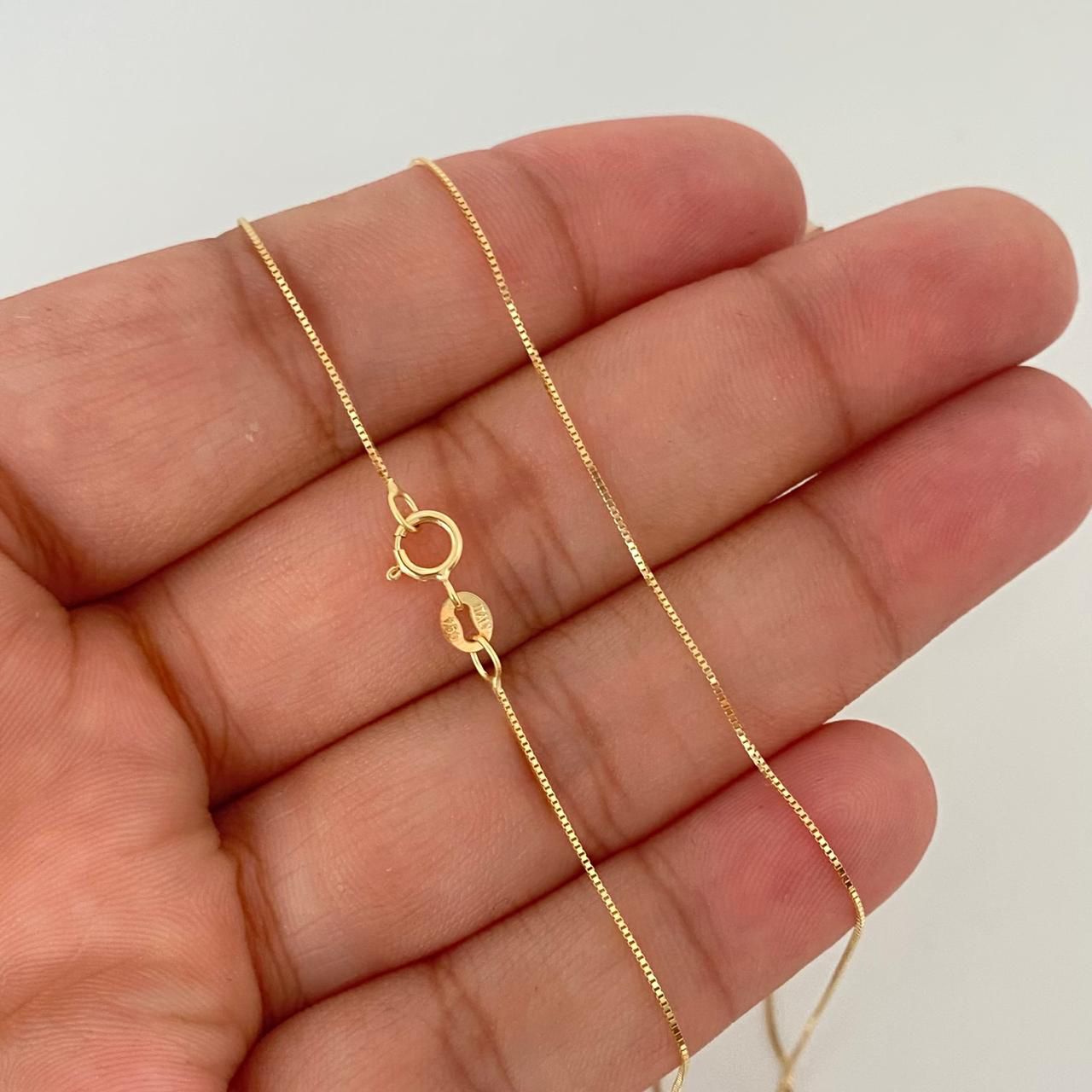 Cadena It veneciana Oro amarillo 18k 1,0 Gr / 0,5 mm / 45 Cm