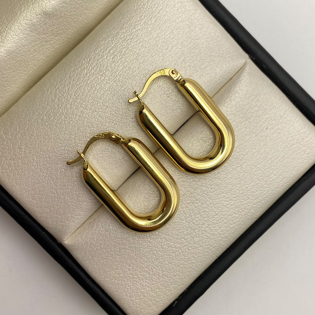 Candonga It inflada (joya) Oro amarillo 18k 3,57 Gr / 2,5 Cm