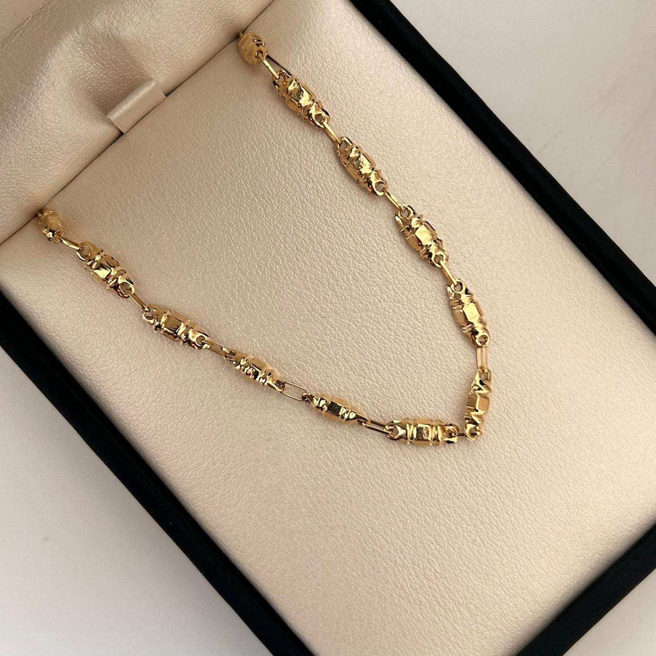 Cadena Rustica Oro amarillo 18k 5,85 Gr / 3,7 mm / 50 Cm Broche 0,60